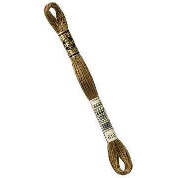 DMC Embroidery Floss - 610 Dark Drab Brown Primary Image