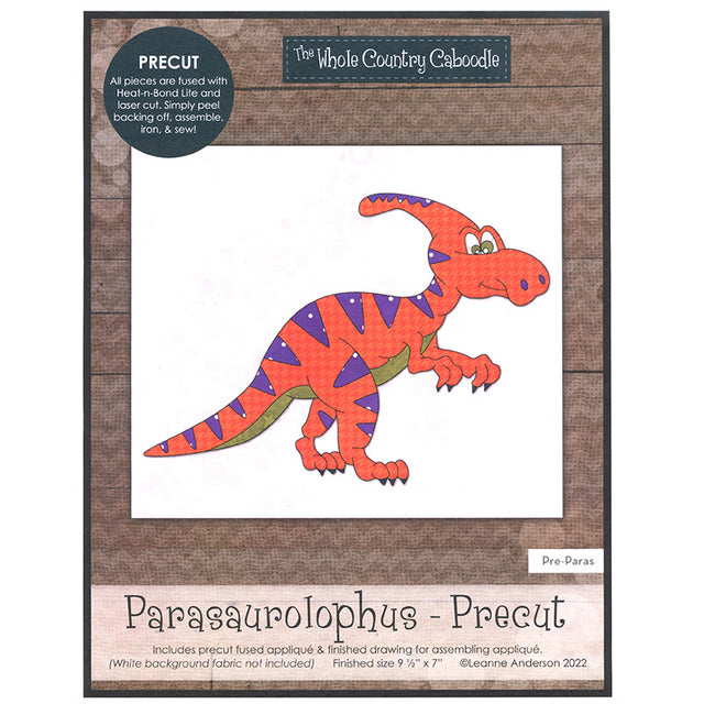 Parasaurolophus Precut Fused Applique Pack Primary Image