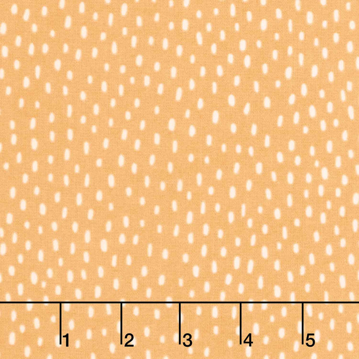 Cozy Cotton Flannels - Over the Moon Full Collection Raindrops Caramel Yardage Primary Image