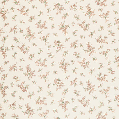 Cottage Linens - Rosebud and Vine Cream 108" Wide Backing