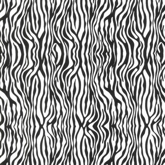Earth Song - Zebra Stripe White Yardage