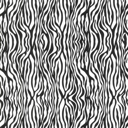 Earth Song - Zebra Stripe White Yardage