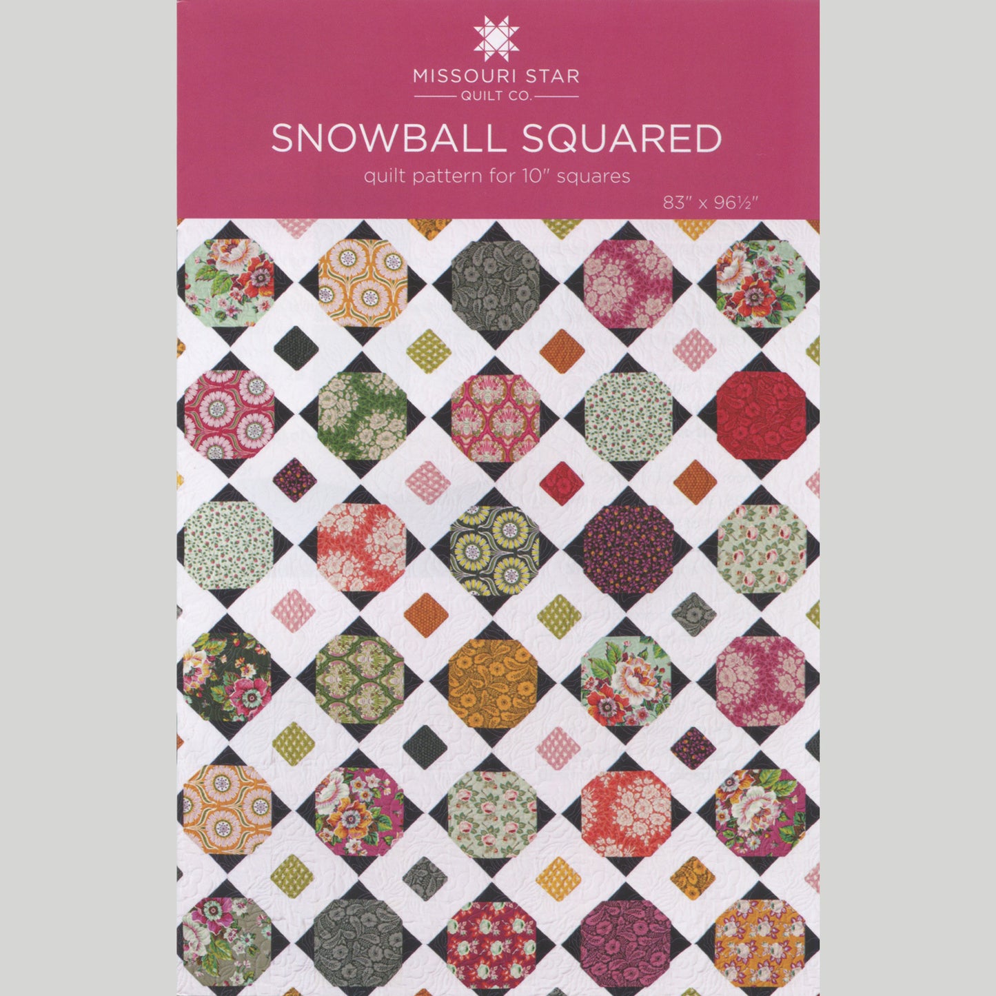 Missouri Star Kaffe Fassett Snowball Squared Quilt Kit Alternative View #3