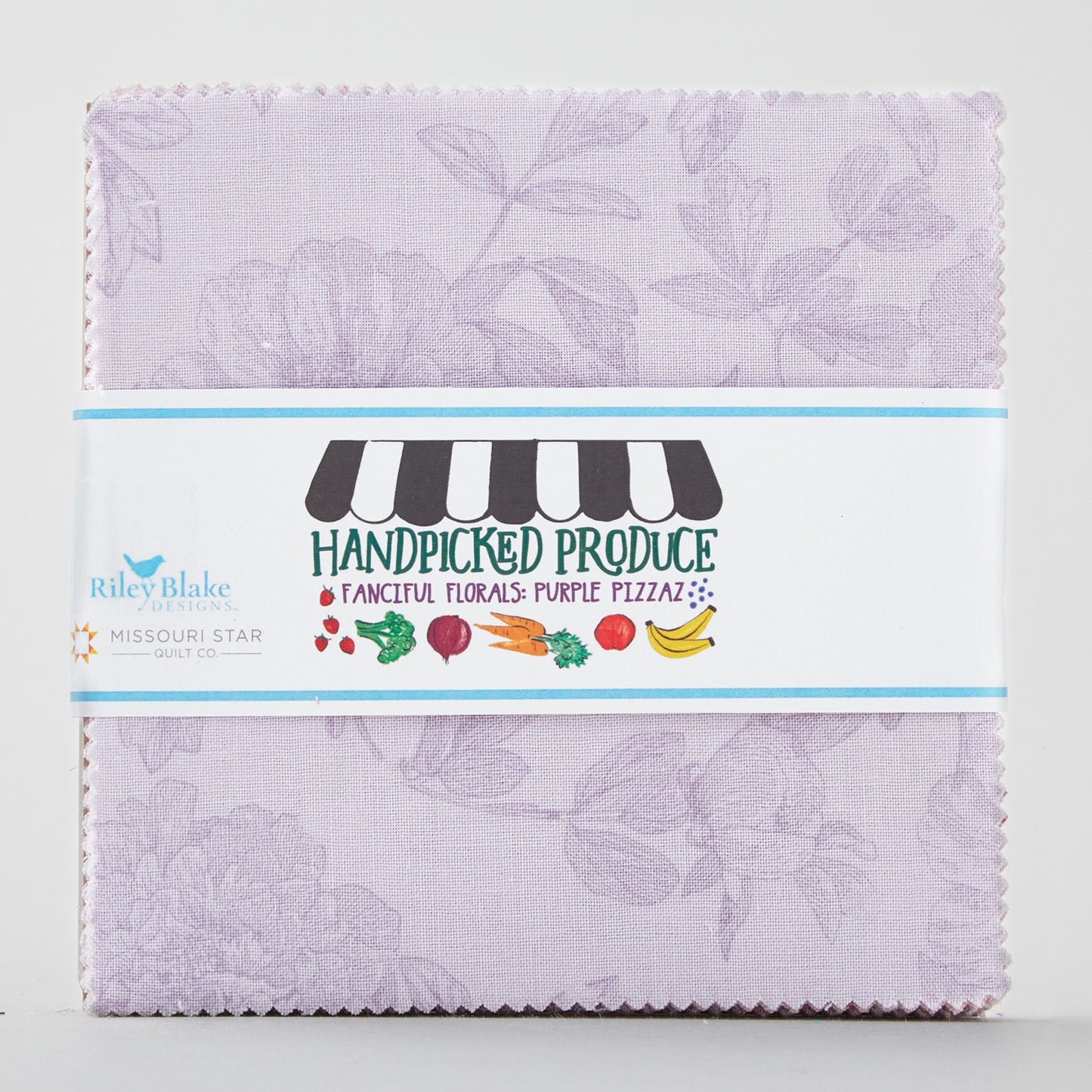 Handpicked Produce - Fanciful Florals Purple Pizazz 5" Stackers 24 pcs. Alternative View #1