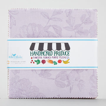 Handpicked Produce - Fanciful Florals Purple Pizazz 5" Stackers 24 pcs. Alternative View #1