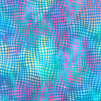 Impressions - Dots Teal Yardage