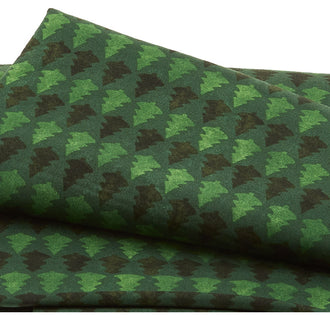 Timber Gnomies Tree Farm - Monotone Trees Green 2 Yard Cut