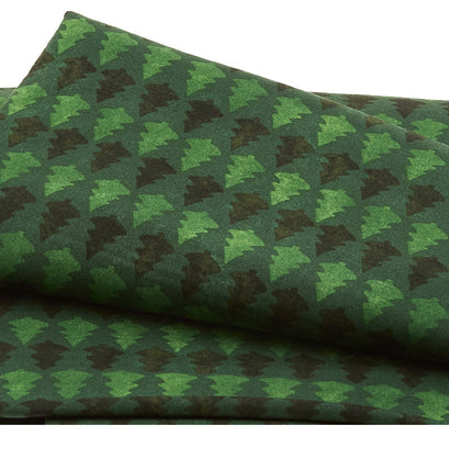 Timber Gnomies Tree Farm - Monotone Trees Green 2 Yard Cut