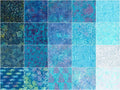 Java Batiks Favorites Blues 2.5" Strips Alternative View #2