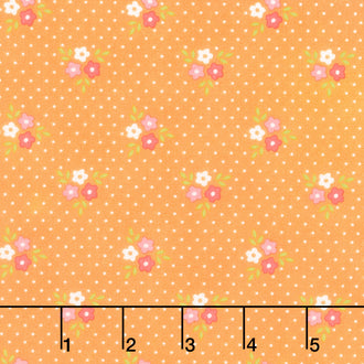 Strawberry Lemonade - Bouquets Apricot Yardage