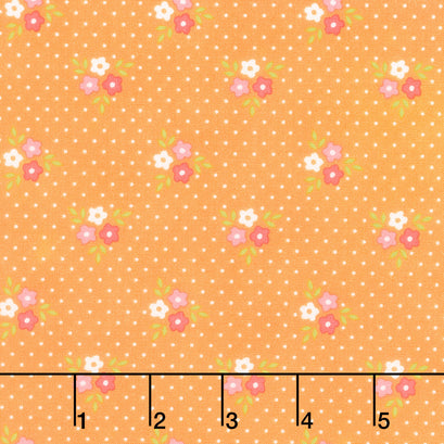Strawberry Lemonade - Bouquets Apricot Yardage