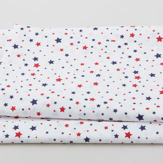 Sweet Liberty - Varying Stars White 2 Yard Cut