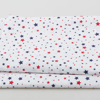 Sweet Liberty - Varying Stars White 2 Yard Cut