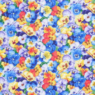 Wildflower - Packed Pansies Multi Yardage