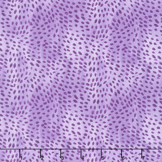 Let the Sea Set You Free - Swirl Dots Lilac Yardage