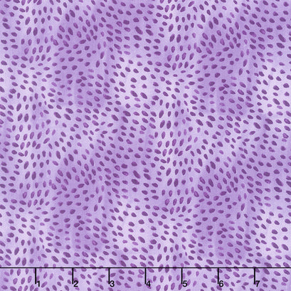 Let the Sea Set You Free - Swirl Dots Lilac Yardage