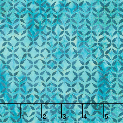 Savannah Batiks - Petal Medium Lagoon Yardage