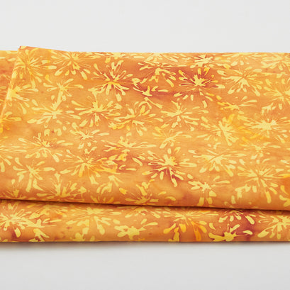 Bumble Batiks - Blooms Gold 2 Yard Cut