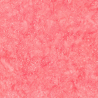 Honey Bee Batiks - Dots Red Flamingo Yardage