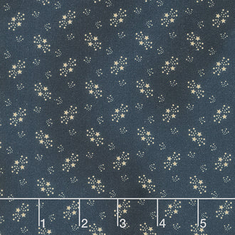 Grandpa's Journal - Stars Navy Yardage