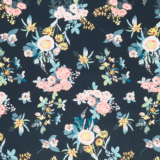 Capri - Giardini di Augusto Blue Yardage