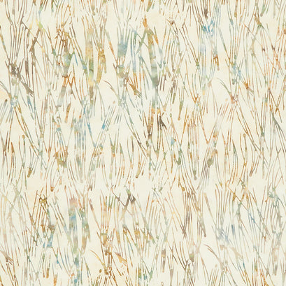 River Walk Batiks - Scattered Lines Neutral Cornsilk Yardage