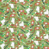 Lake House (Robert Kaufman) - Camping Gear Leaf Green Yardage Primary Image