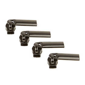 Sallie Tomato #3 Rectangle Zipper Pulls - Set of Four Gunmetal Primary Image