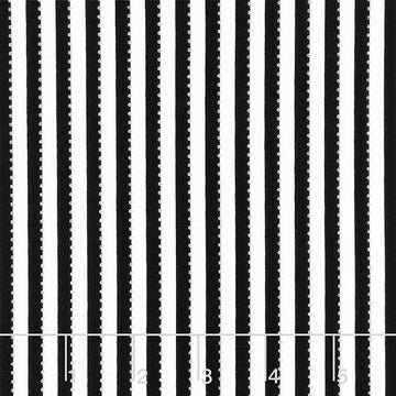 Be Colorful - Stripe Black Metallic Yardage