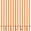 Be Colorful - Stripe Orange Metallic Yardage