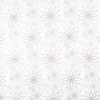Beautiful Backing - Star Flower White Gray 108" Wide Backing