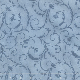 Beautiful Backings - Elegant Scroll Blue Eyes 108" Wide Backing