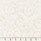 Beautiful Backings - Elegant Scroll Ivory Lace 108" Wide Backing