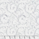 Beautiful Backings - Elegant Scroll Stone Grey 108" Wide Backing