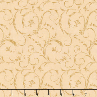 Beautiful Backings - Elegant Scroll Tapestry 108" Wide Backing