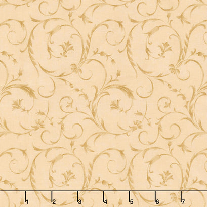 Beautiful Backings - Elegant Scroll Tapestry 108" Wide Backing