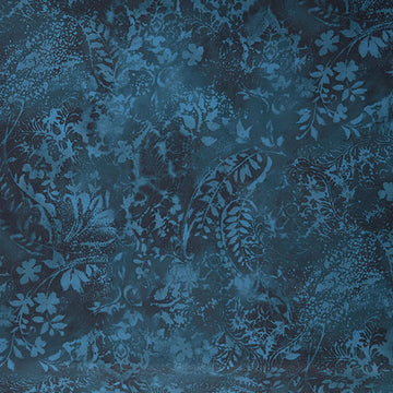 Beautiful Backings - Vintage Damask Deep Blue 108" Wide Backing