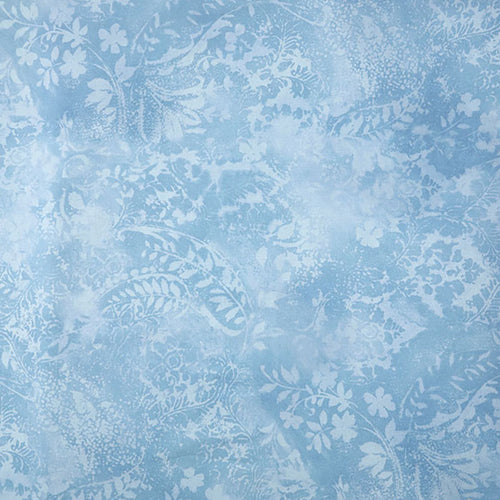 Beautiful Backings - Vintage Damask Light Blue 108" Wide Backing