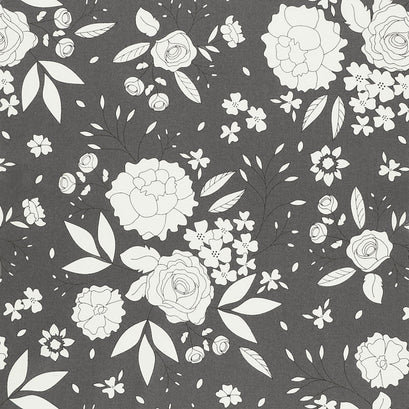 Beautiful Day - Blooms Slate 108" Wide Backing