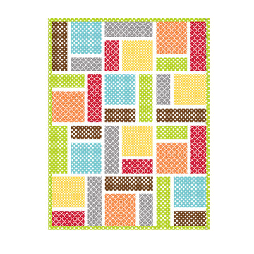 Digital Download - Building Blocks Blanket Pattern Alternative View #1