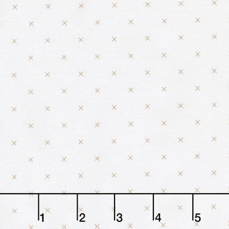 Bee Backgrounds - Crossstitch Brown Yardage