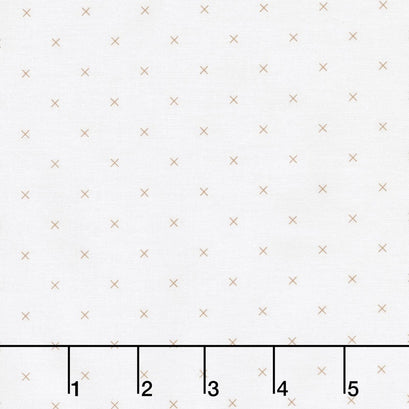 Bee Backgrounds - Crossstitch Brown Yardage