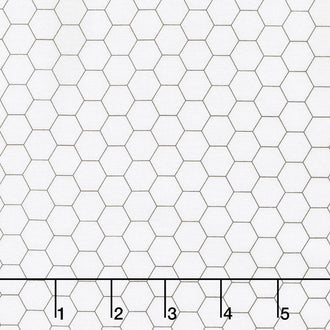 Bee Backgrounds - Honeycomb Gray Yardage