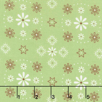 Bee Backing and Borders - Bandana Green 108" Wide Backing