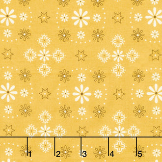 Bee Backing and Borders - Bandana Honey 108" Wide Backing