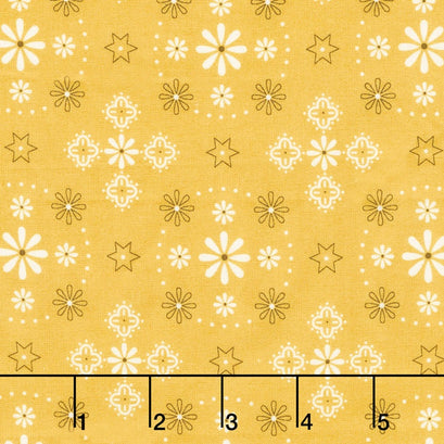 Bee Backing and Borders - Bandana Honey 108" Wide Backing