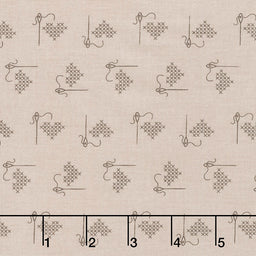 Bee Basics - Heart Pewter Yardage