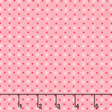 Bee Basics - Polka Dot Coral Yardage