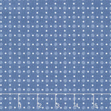 Bee Basics - Polka Dot Denim Yardage