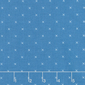Bee Cross Stitch - Cross Stitch Denim Yardage